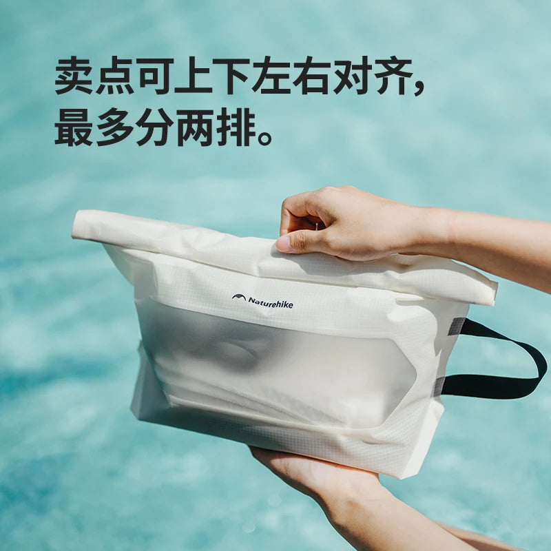 Naturehike Waterproof Toiletries Bag Travel Swimming Portable Large Capacity Toilet Bag Cosmetics Storage Bag