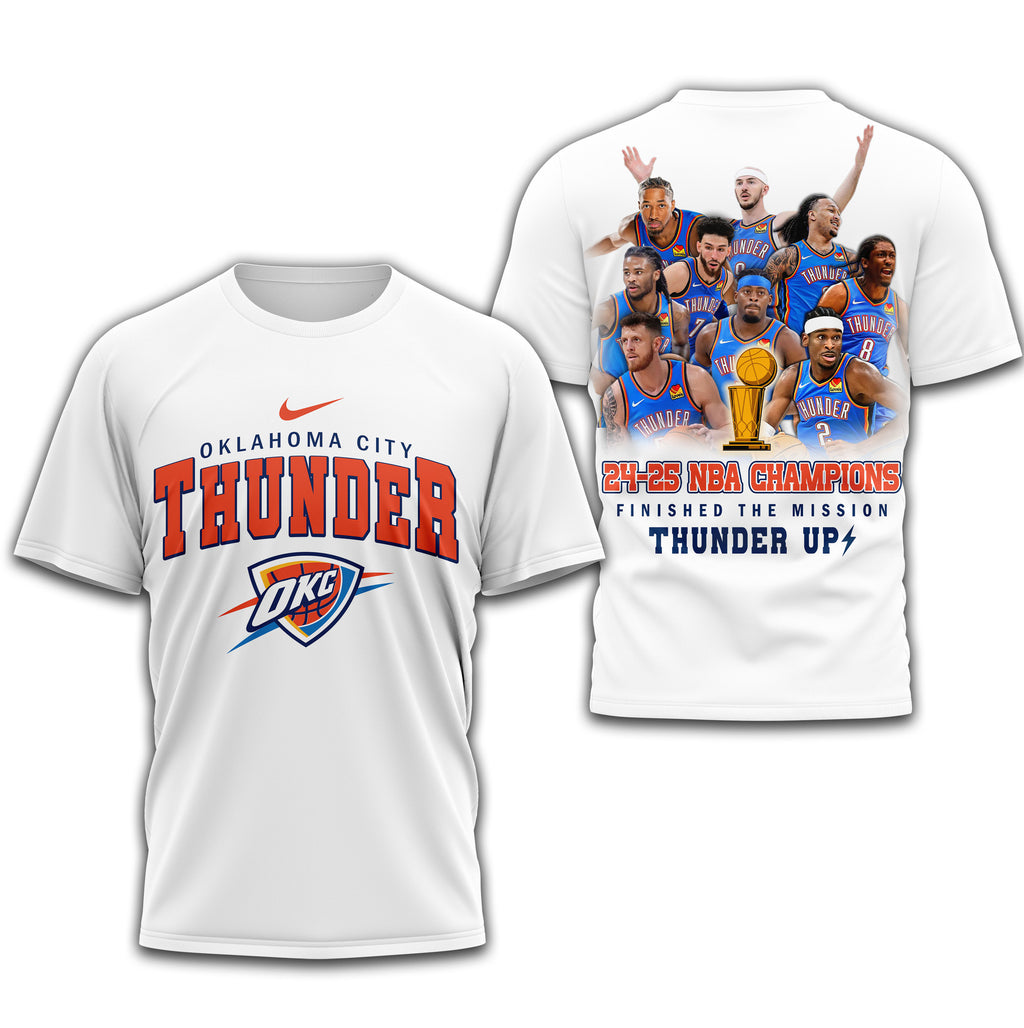 Oklahoma City Thunder | Premium NBA Champions 3D Shirt TD