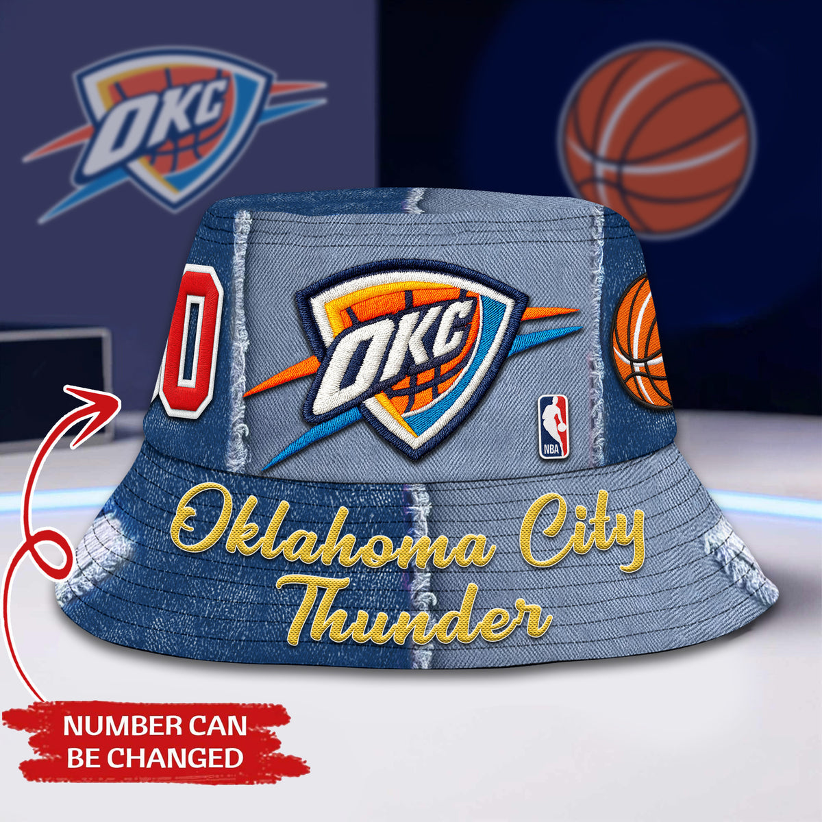 Oklahoma City Thunder | Premium NBA Bucket Hat TD