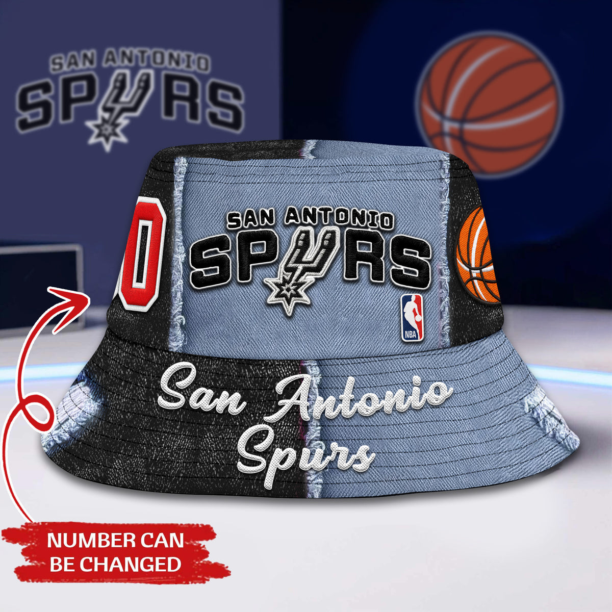 San Antonio Spurs | Premium NBA Bucket Hat TD