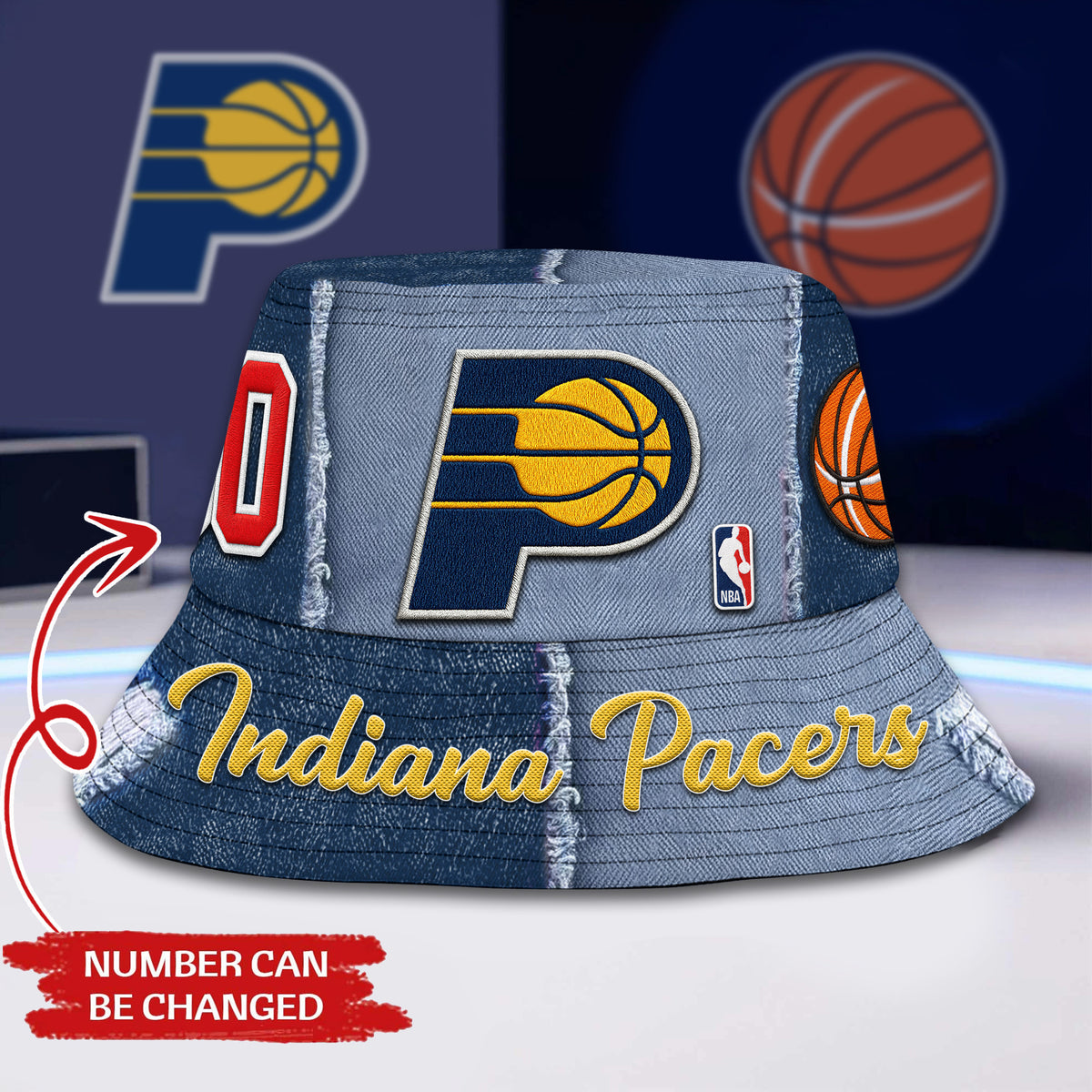 Indiana Pacers | Premium NBA Bucket Hat TD