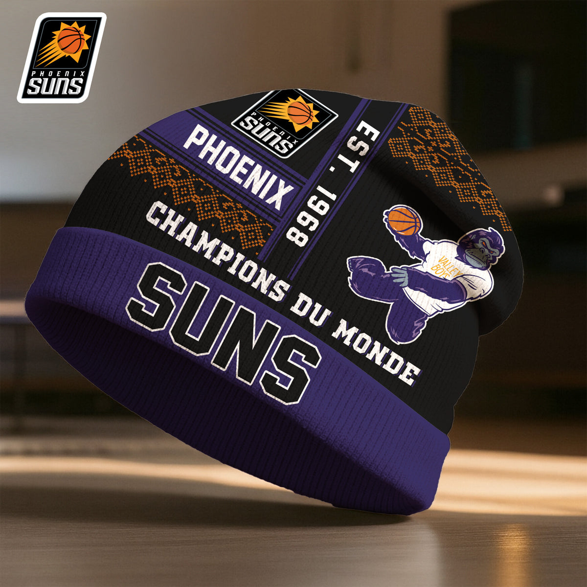 Phoenix Suns | Premium NBA Champions Du Monde Beanie Hat HY
